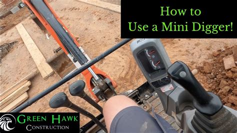 how to drive a mini digger|how to drive mini excavator.